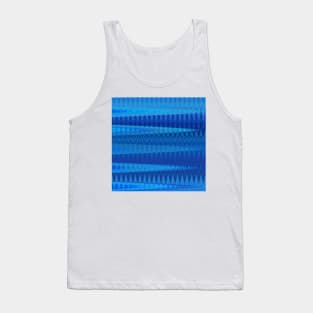 blue sound waves Tank Top